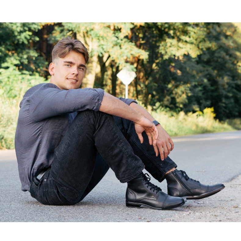 KENT Winter Chelsea Boots 287D Schwarz 2