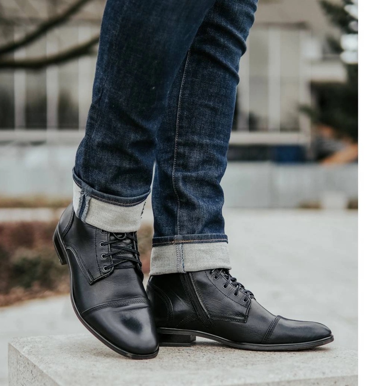 KENT Winter Chelsea Boots 287D Schwarz 1