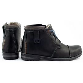 Olivier Herren Winterstiefel Schneestiefel 120 Schwarz 4