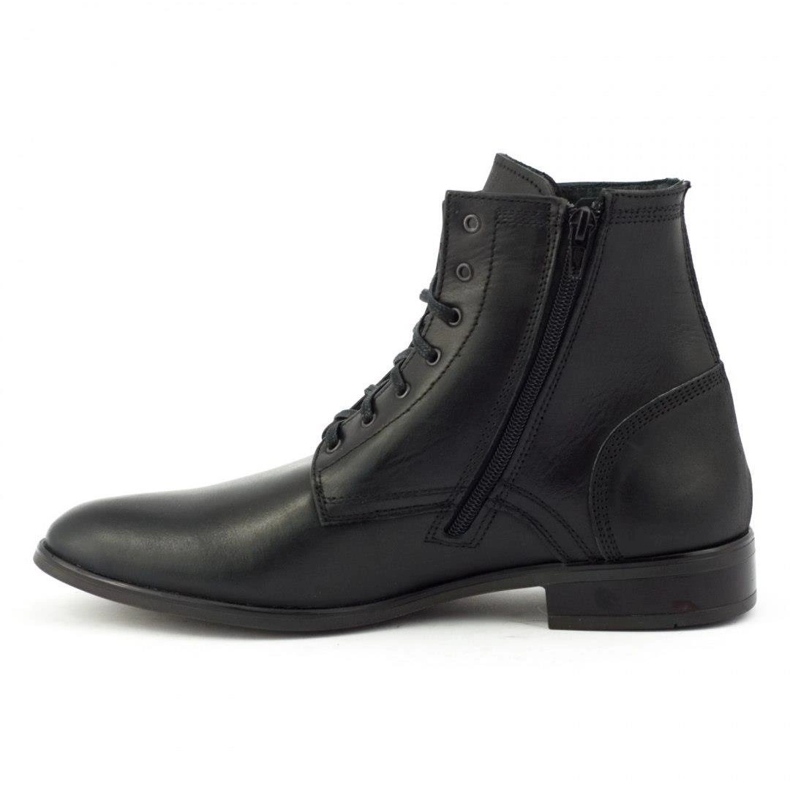 KENT Chelsea-Stiefel aus Leder für Herren 287 Saint Black schwarz 1