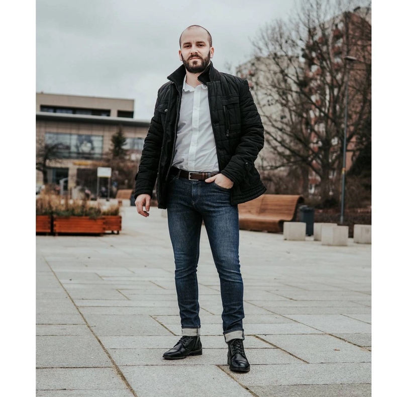 KENT Herren Leder Chelsea Boots 287D Św schwarz 2