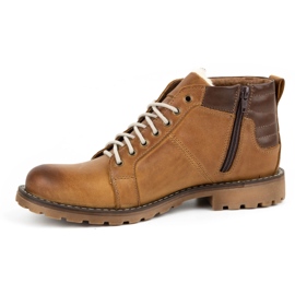 Mario Pala 865MP rote Herren Winterstiefel orange 1