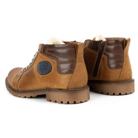 Mario Pala 865MP rote Herren Winterstiefel orange 7