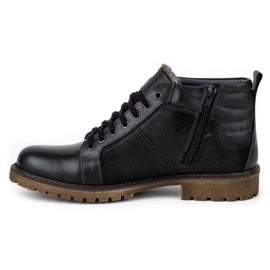 Mario Pala 865MP schwarze Herren Winterstiefel 4