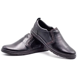 Joker Schwarze Herren-Lederloafer 535 6