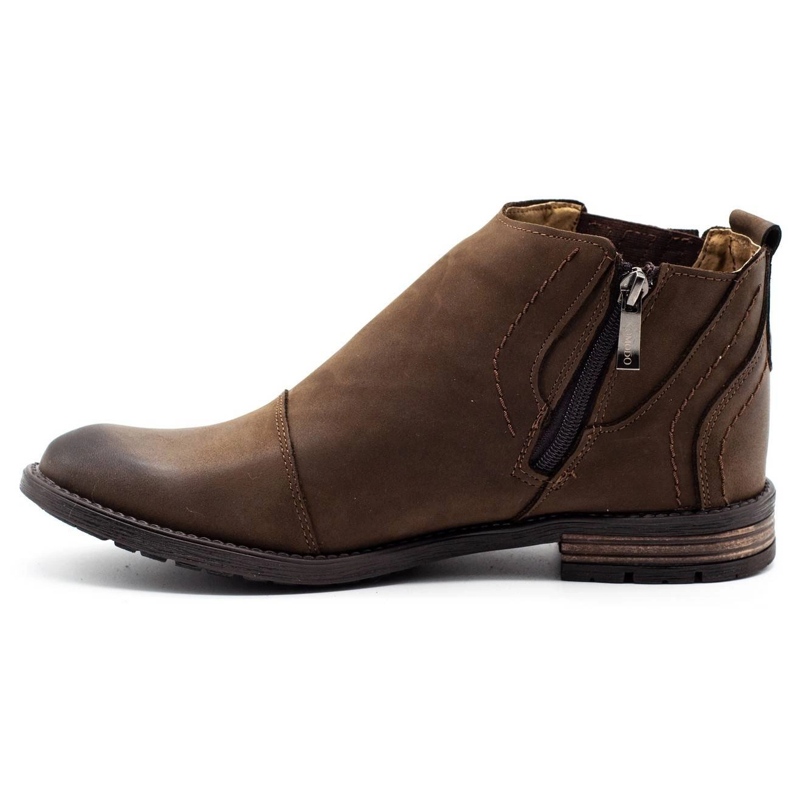 KOMODO Braune Herren Winterstiefel 872K 1