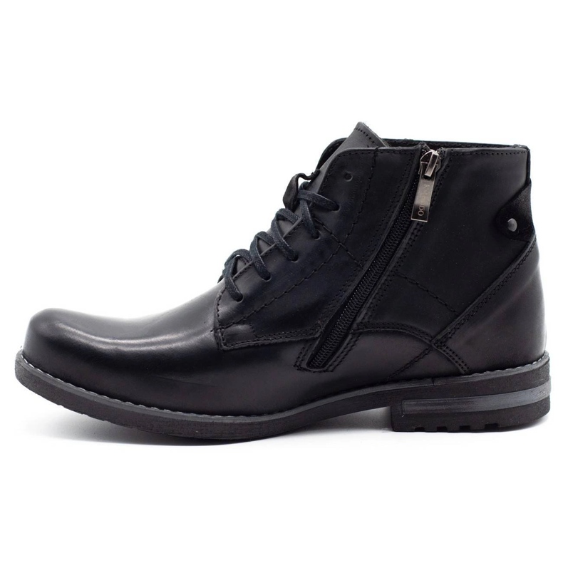 KOMODO Schwarze Herren Winterstiefel 731K 1