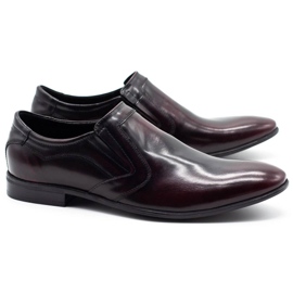 Lukas Formale Slipper für Herren 284 Cherry rot 2