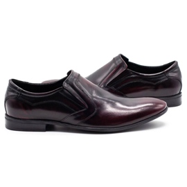 Lukas Formale Slipper für Herren 284 Cherry rot 5