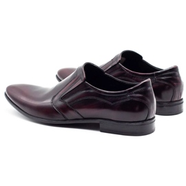 Lukas Formale Slipper für Herren 284 Cherry rot 7