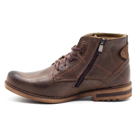 KOMODO Braune Herren Winterstiefel 731K 1