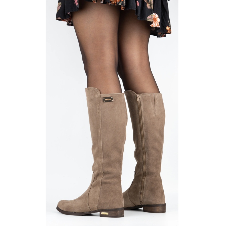 Olivier Modische Stiefel Klara beige 2