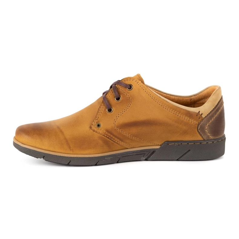 Polbut Herren Lederschuhe 2103 camel braun 1
