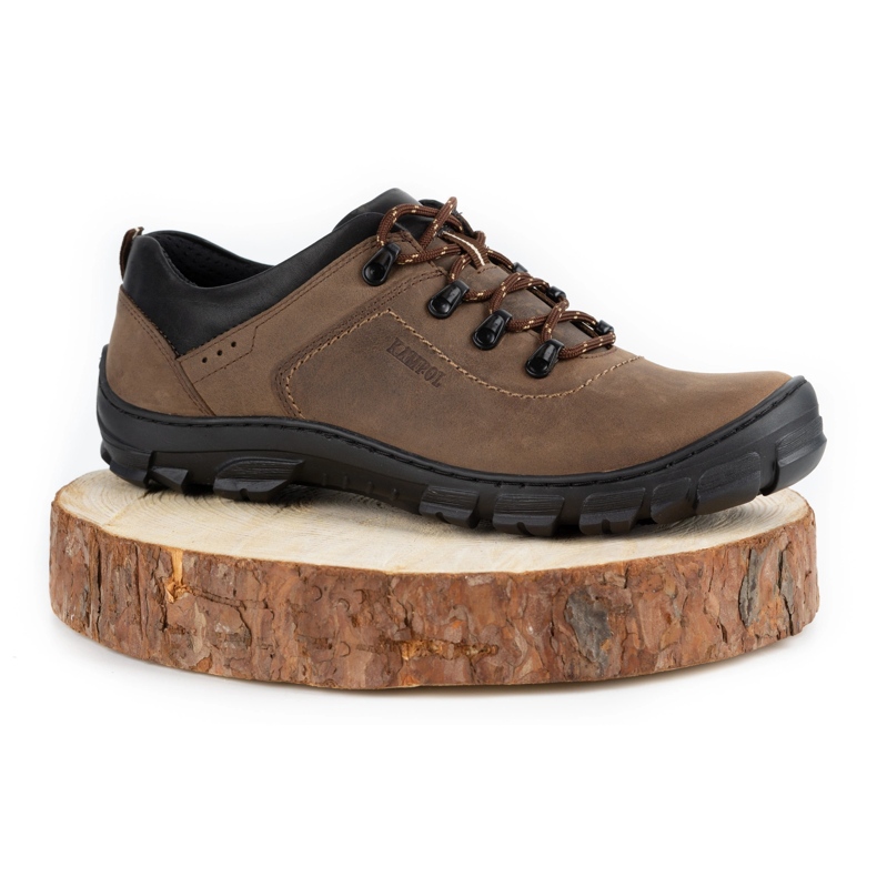 Kampol Herren Trekkingschuhe 36 oliv grün 1