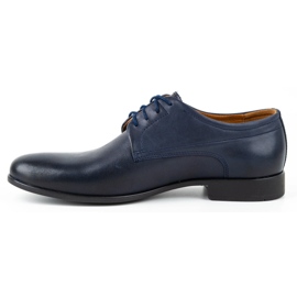 Kampol Herren formelle Schuhe 334/54 marineblau 1