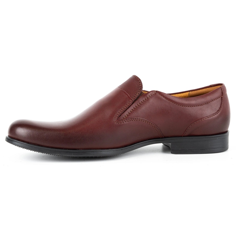 Kampol Herren Slipper 343/17 bordeauxrot 1