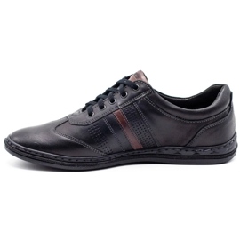 Joker Schwarze Herren Lederschuhe 521 1