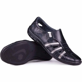 Kampol Herren durchbrochene Schuhe für den Sommer 16/10 schwarz 1