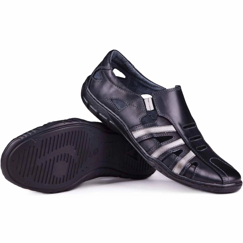 Kampol Herren durchbrochene Schuhe für den Sommer 16/10 schwarz 1