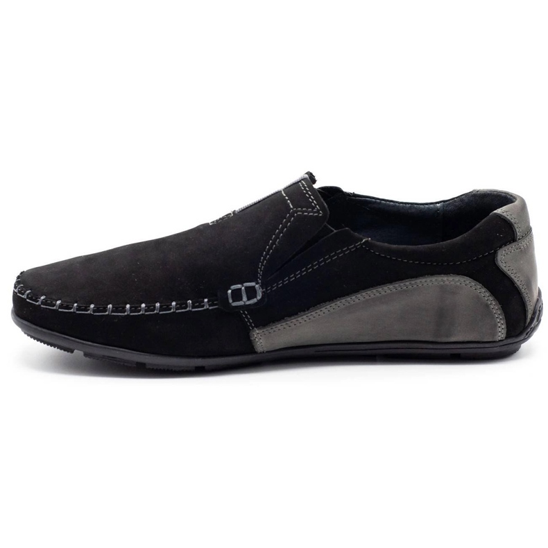 Mario Pala Schwarze Herren-Loafer 834 1