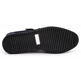 Polbut Herren Freizeitschuhe aus Leder 2102/2 marineblau 1