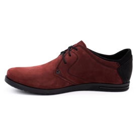 Polbut Herren Lederschuhe 2103 bordeaux rot 1