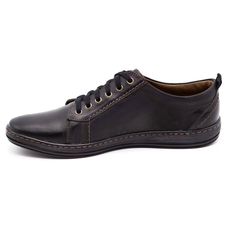 Olivier Herren Lederschuhe 695MP schwarz braun 1