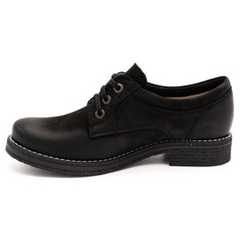 ButBal Damen Lederschuhe 656B schwarz 1