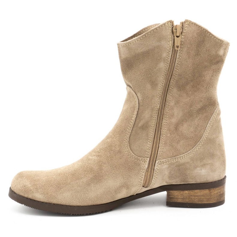 Olivier Durchbrochene Cassie beige Stiefel für Damen 1