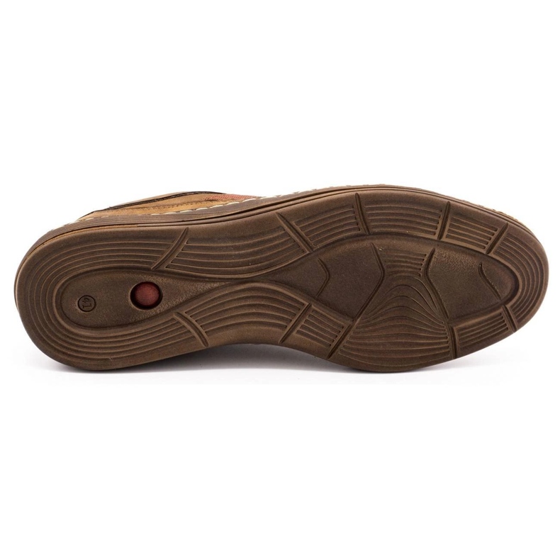 Olivier Herren Leder Freizeitschuhe 238GT braun 1