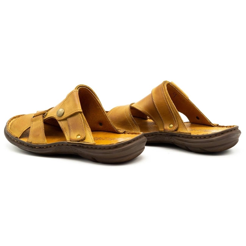 Polbut Herrenhausschuhe 024 rot orange 1