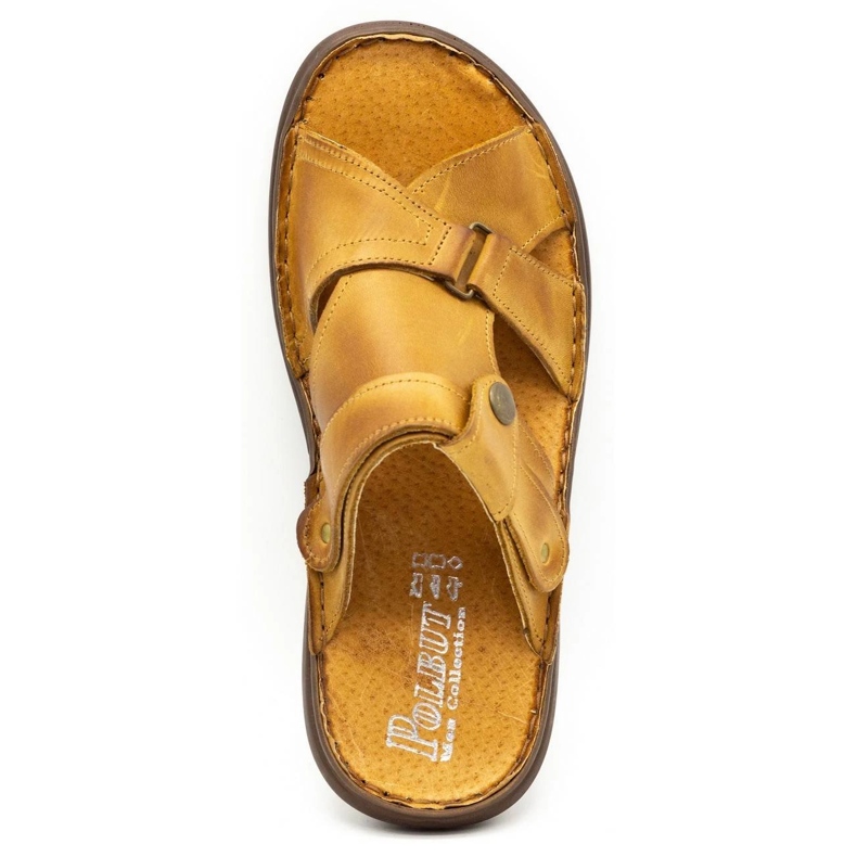 Polbut Herrenhausschuhe 024 rot orange 2