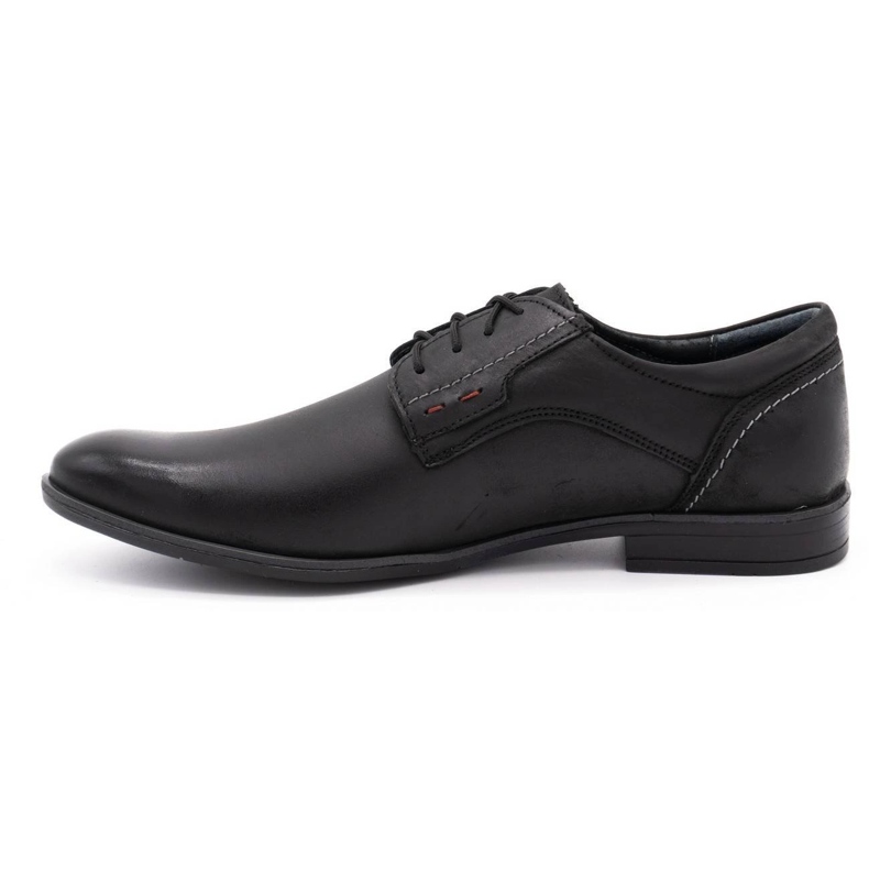 Olivier Leder Herrenschuhe 305GT schwarz 1
