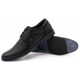 Olivier Leder Herrenschuhe 305GT schwarz 3