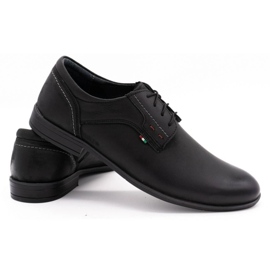 Olivier Leder Herrenschuhe 305GT schwarz 4