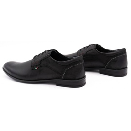 Olivier Leder Herrenschuhe 305GT schwarz 7