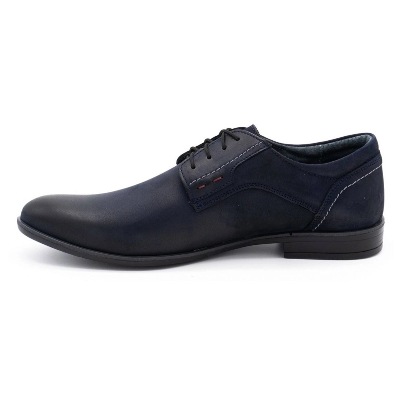 Olivier Leder Herrenschuhe 305GT marineblau 1