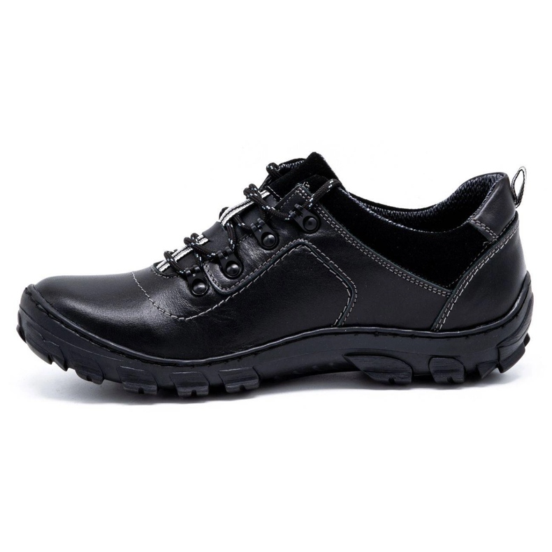 Olivier Herren Trekkingschuhe 7109 schwarz Korn 1