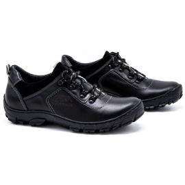 Olivier Herren Trekkingschuhe 7109 schwarz Korn 2