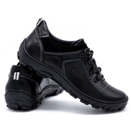 Olivier Herren Trekkingschuhe 7109 schwarz Korn 4