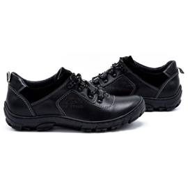 Olivier Herren Trekkingschuhe 7109 schwarz Korn 5