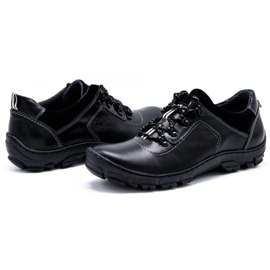 Olivier Herren Trekkingschuhe 7109 schwarz Korn 6