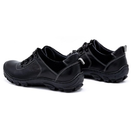 Olivier Herren Trekkingschuhe 7109 schwarz Korn 7