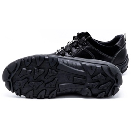 Olivier Herren Trekkingschuhe 7109 schwarz Korn 8