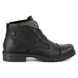 Polbut Schwarze Herren Winterschuhe C15F 1