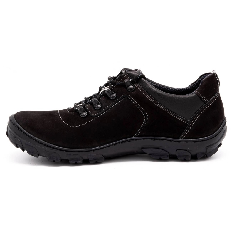 Olivier Herren Trekkingschuhe 7109 schwarz nubuk 1