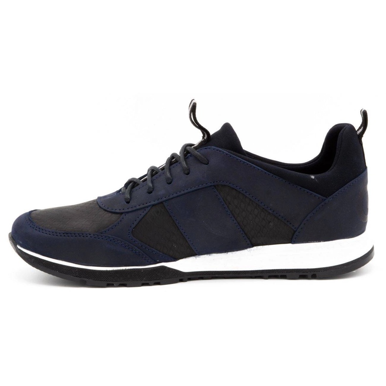 Polbut Herren Freizeitschuhe aus Leder 2111PLB marineblau 1