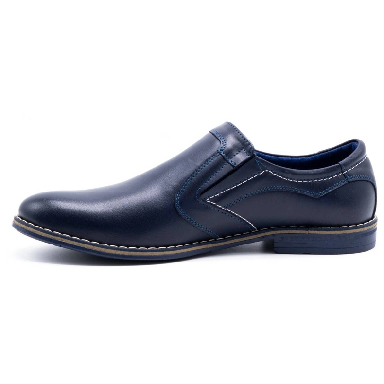 Olivier Eleganter Herrenschuh 283LU marineblau 1