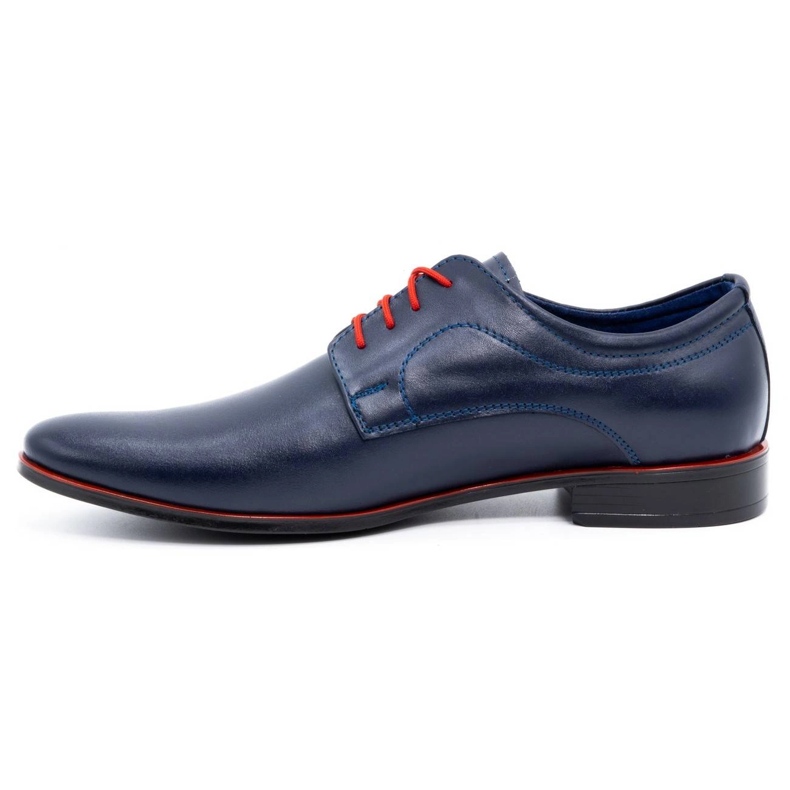 Olivier Formale Herrenlederschuhe 277 marineblau 1