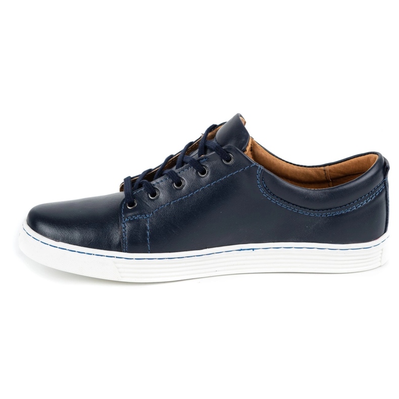Olivier Freizeitschuhe aus Leder für Herren 946MA marineblau 1